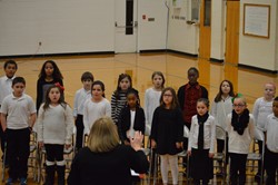 Christmas Program by First Graders and SEAL Students 12/15/15