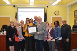 SES and RIS District receives certificate
