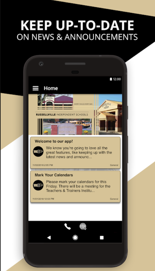 Russellville Mobile App Screenshot